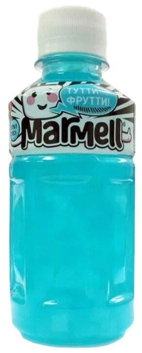 Напиток Marmell негазированный со вкусом Тутти Фрутти и кусочками кокосового желе, 230 мл - фотография № 1