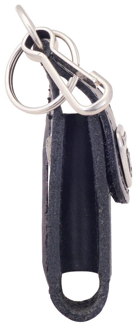 Чехол из нат.кожи Victorinox Leather Hang Case (4.0515) черный с карабином и отверстием для фонарика - фото №8