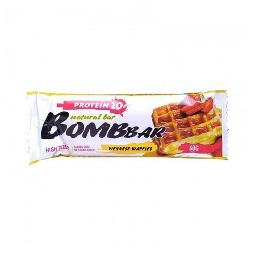 фото Протеиновый батончик bombbar protein bar 17 x 60 г, венские вафли