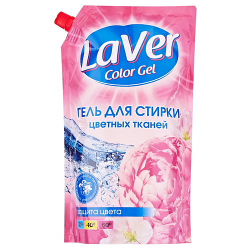 Гель для стирки цветных тканей LAVER COLOR (Дой-ПАК 1Л)