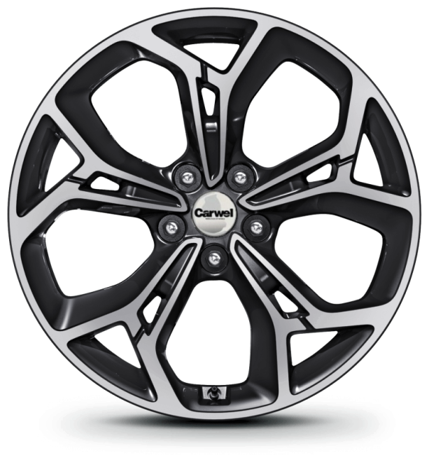 Литые колесные диски Carwel Карачи 203 (Sportage) 7x17 5x114.3 ET48.5 D67.1 Серебристый металлик (101799)