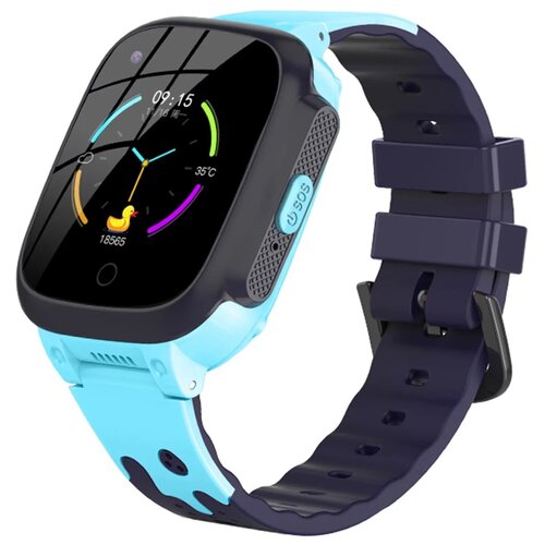 Детские умные часы с поддержкой Wi-Fi и GPS Смарт часы Часы для детей с видеозвонком и HD камерой Голубые 411900₽