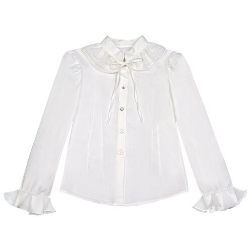 Школьная блузка для девочки Tre Api VE70/3 цвет молочный размер 8 лет