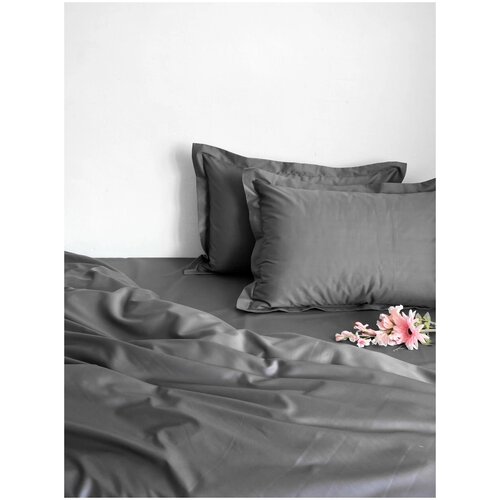 Комплект постельного белья COMFORT CLASSIC PLATINA евро размер, цвет серебристый