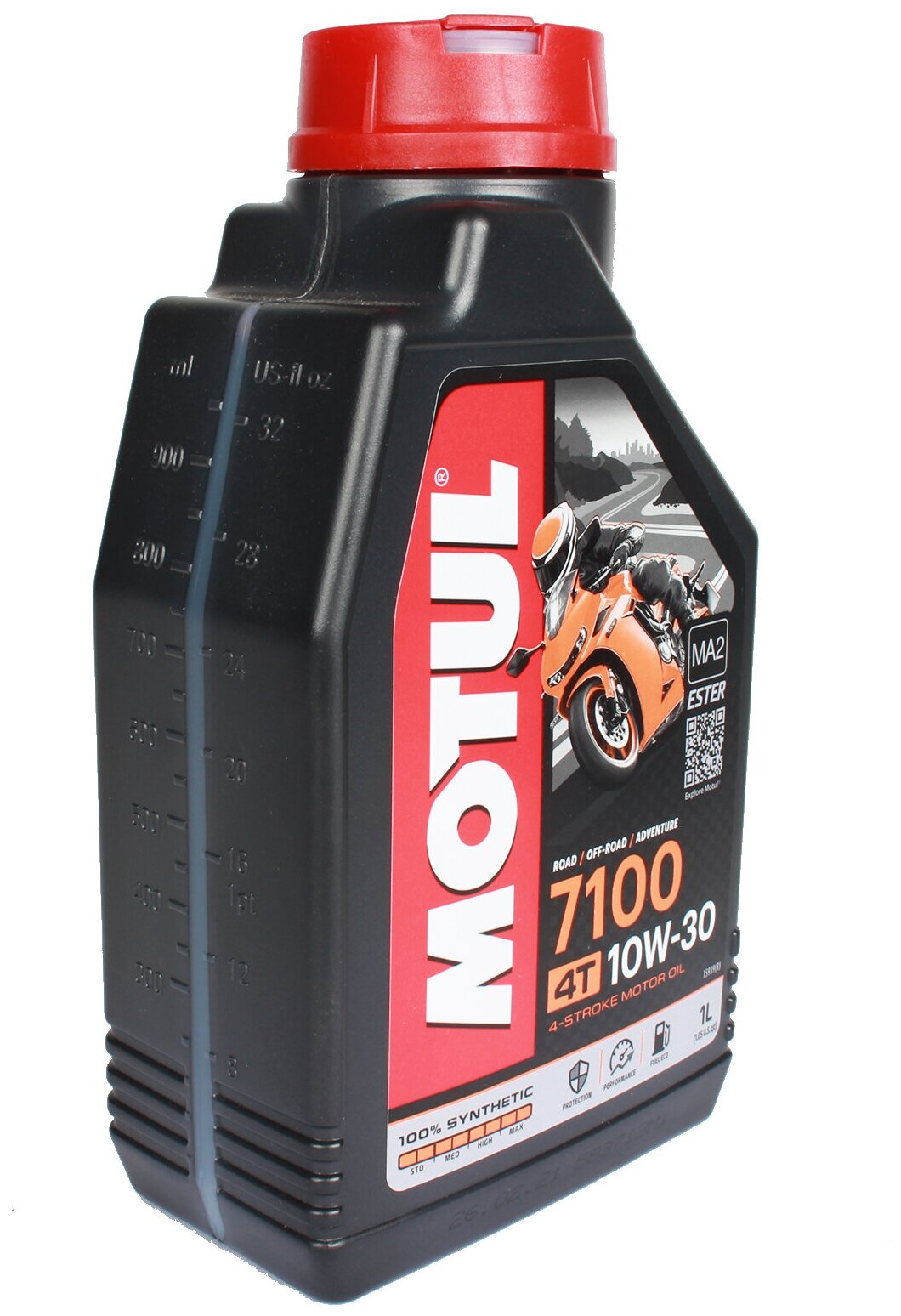 Полусинтетическое моторное масло Motul 7100 4T 10W30 — фото 1