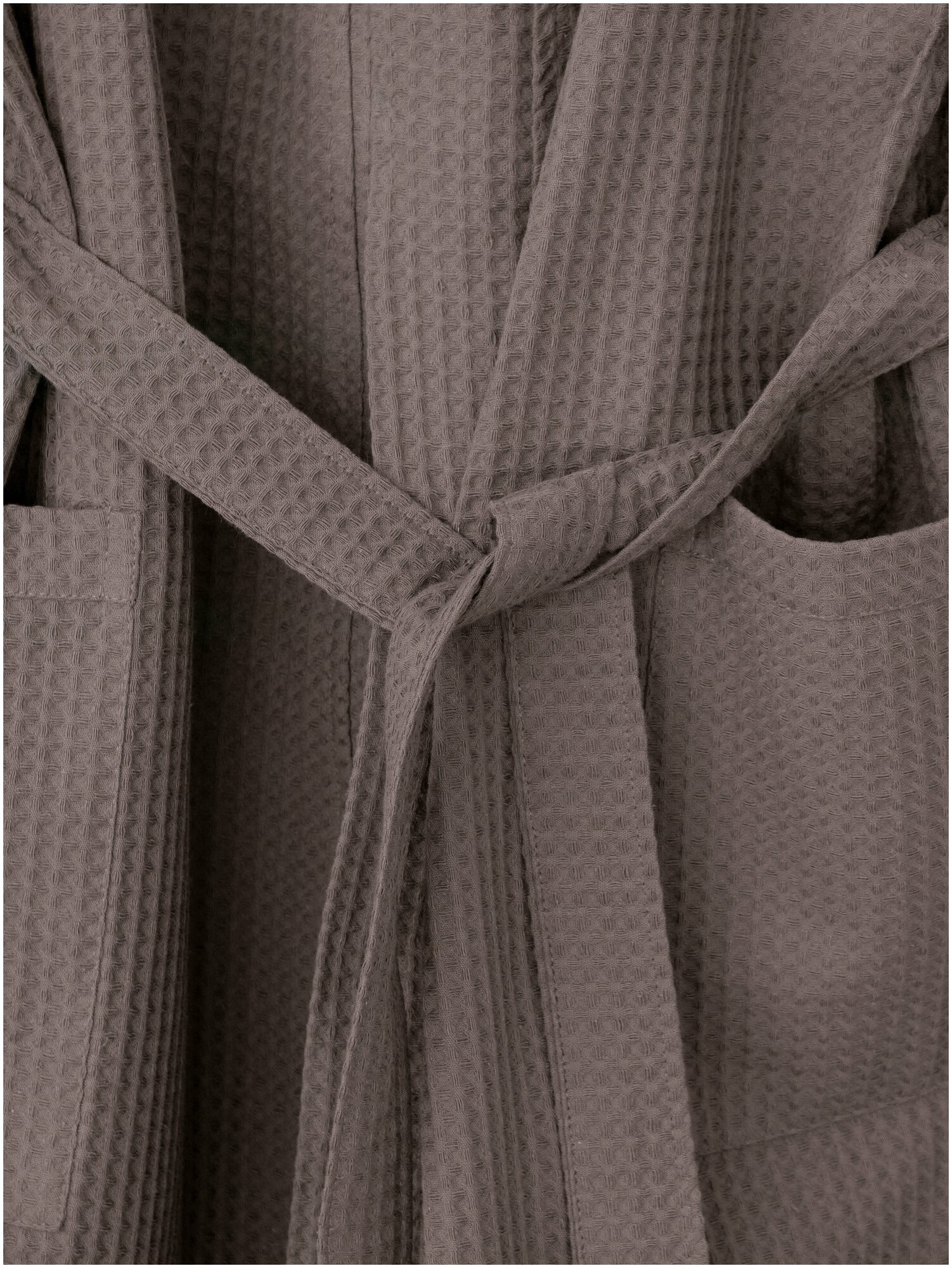 Халат Вологодский текстильный комбинат, размер 52-54, коричневый - фотография № 3