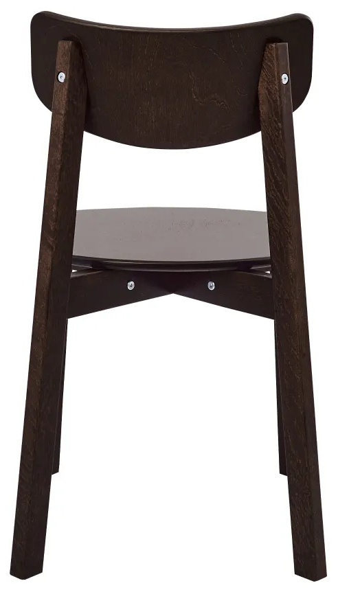 Комплект стульев Вега деревянный для кухни 2 шт. - Орех морилка/Орех морилка - фотография № 3