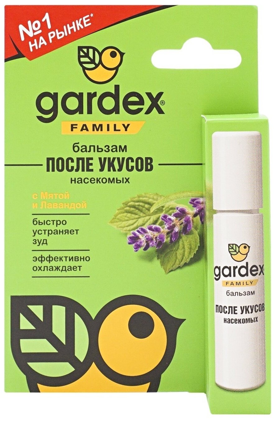 Бальзам после укусов Gardex Family, роликовый, 1 шт