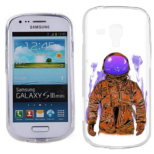 чехол mypads нарисованный мужчина в скафандре для samsung galaxy s5 mini задняя панель накладка бампер Чехол задняя-панель-накладка-бампер MyPads нарисованный мужчина в скафандре для Samsung Galaxy S3 Mini GT-i8190 противоударный