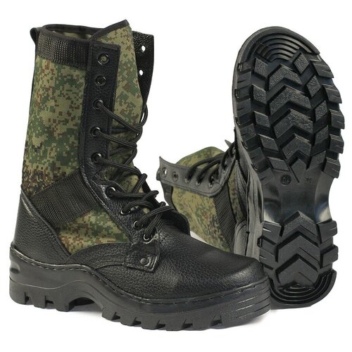 фото Ботинки с высоким берцем "тропик", кмф "цифра", 46 ursus