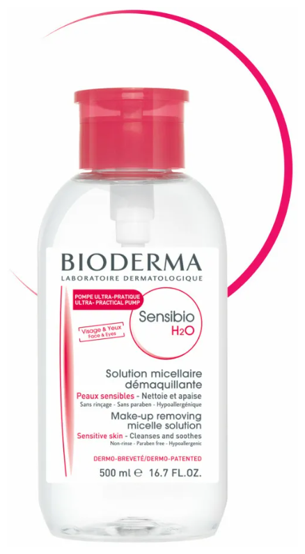 Bioderma Сенсибио Н2О очищающая мицеллярная вода 100 мл (Bioderma, ) - фото №9