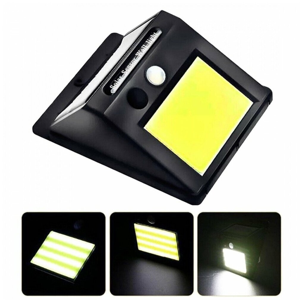 Светильник уличный Pir Solar Motion Sensor Light, 48 диодов, на солнечной батарее с датчиком движения/ настенный фонарь, прожектор