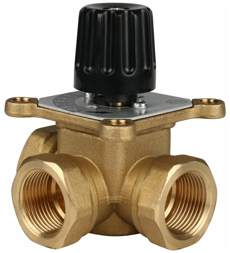 Клапан Stout Смесительный клапан 3-х ходовой Stout 1* (KVs 12 м3/ч)