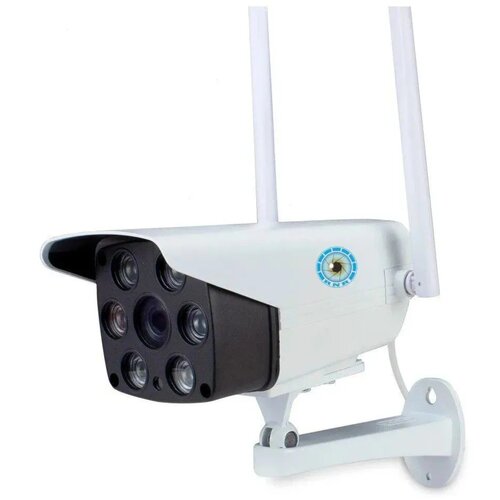 IP камера видеонаблюдения RNR V380-K6 с цветной ночной съемкой микрофоном датчиком движения кронштейн и блок питания 259000₽