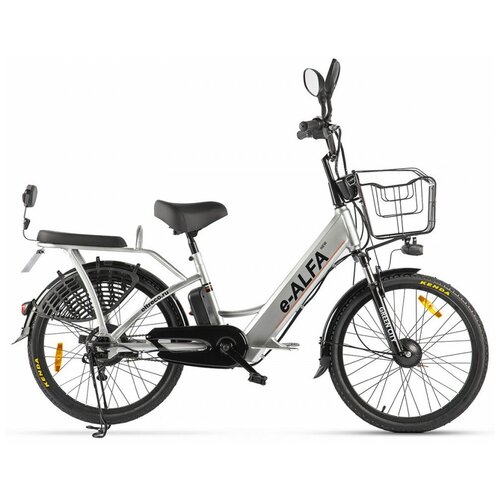 Велосипед Green City e-ALFA new серебристый-2152, 022301-2152