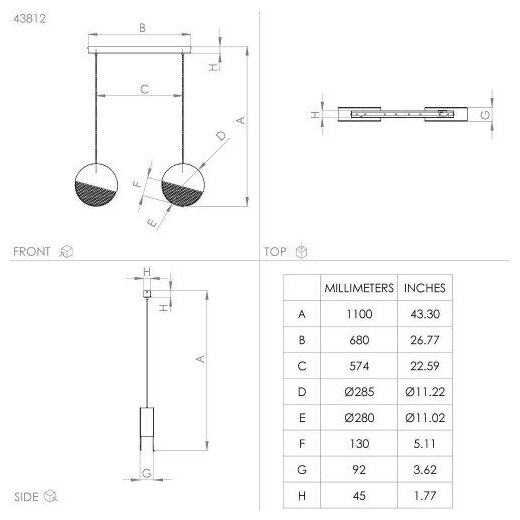 Подвесной светильник Eglo MUMBLES - фото №4