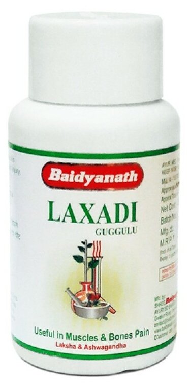 Лакшади Гуггул Байдианат (Laxadi Guggulu Baidyanath) 80 таблеток