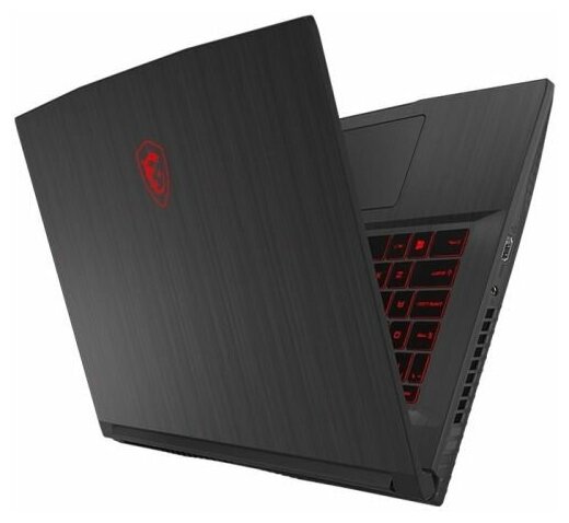 Ноутбук MSI GF63 Thin 11UC-290X 9S7-16R612-290 i5 11400H8GB256GB SSDRTX 3050 4GB156 FHDDOSчерный