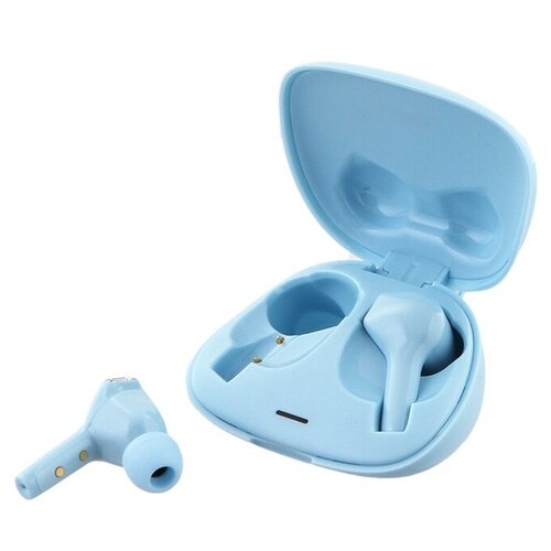 Наушники беспроводные Lenovo HT06 с микрофоном TWS голубые 119000₽