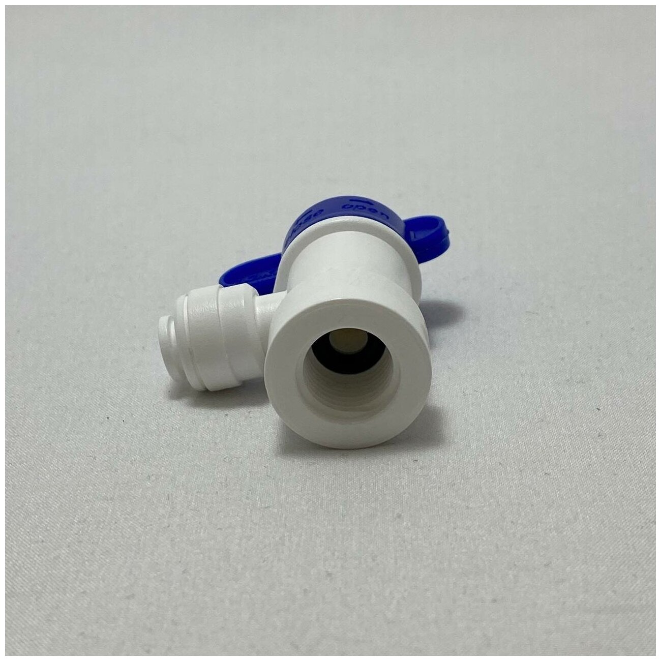 Кран-вентиль для накопительного бака фильтра (1/4" внутренняя резьба - 1/4" трубка) из усиленного пластика C.C.K.