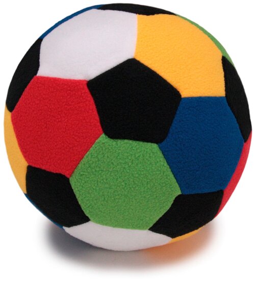 Мягкая игрушка Magic Bear Toys Мяч мягкий цвет мульти, черный 23 см.