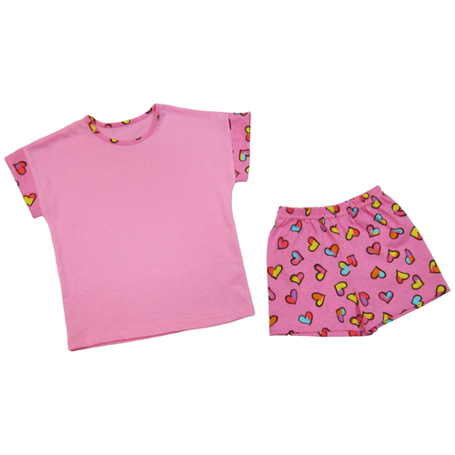 Комплект одежды для девочки 80-86 Светло-розовый/Костюм для девочки/Пижама детская/Костюм детский/Комплект одежды детский
