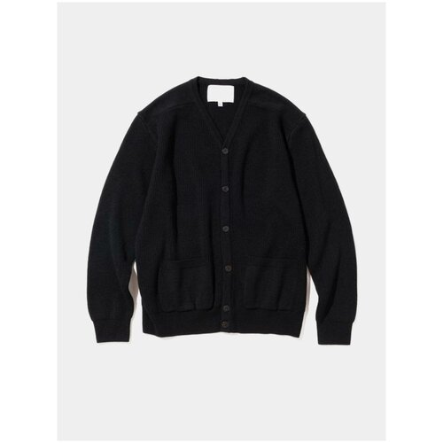 Кардиган Uniform Bridge Fisherman Cardigan, черный, M