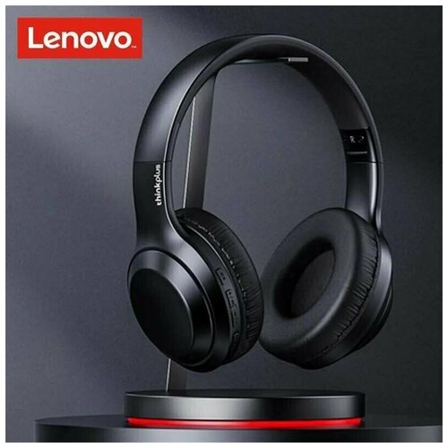 Наушники с микрофоном Lenovo TH10 Bluetooth 51 черный 199000₽