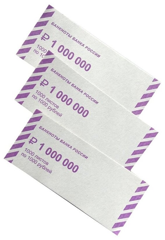 Накладка для банкнот новейшие технологии номиналом 1000 руб, картон, 1000 шт (10012/430085)