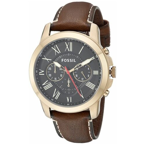 фото Часы американские наручные мужские кварцевые на ремне fossil fs5062