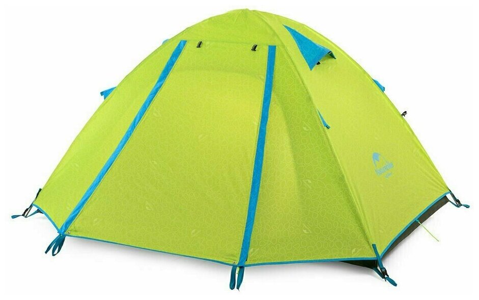 Палатка Naturehike P-Series NH18Z022-P 210T/65D двухместная, зеленая 2, 6927595762622