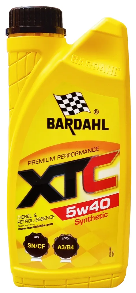 Синтетическое моторное масло Bardahl XTC 5W-40 SN/CF