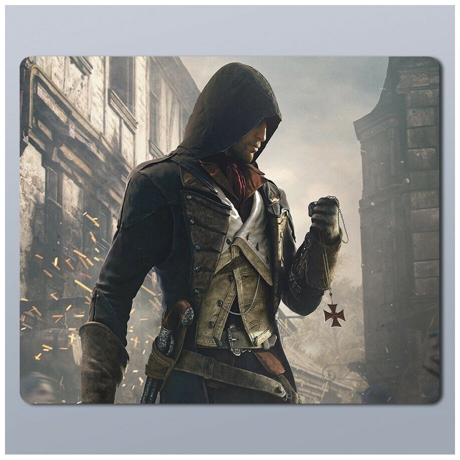 Коврик для мыши с принтом Assassins Creed Unity - 196