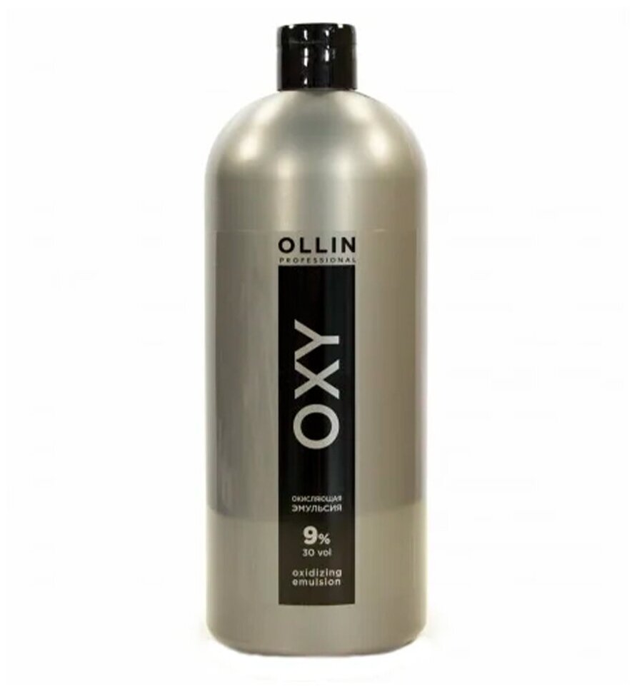 Ollin Professional Окисляющая эмульсия Oxidizing Emulsion 9% 30 vol 1000 мл (Ollin Professional, ) - фото №4