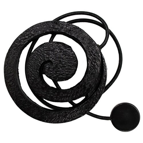 Подхват магнитный для штор 'завиток' 8928, упак(2шт), черный