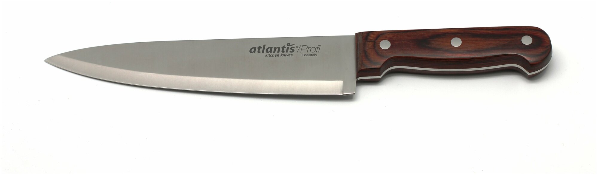 Нож поварской "Atlantis" ,20 см, темное дерево, 24402-SK