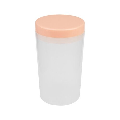 Стаканчик-подставка для мытья кистей с персиковой крышкой IRISK, А106-03-05 стаканчик подставка для мытья кистей с белой крышкой irisk а106 03 01