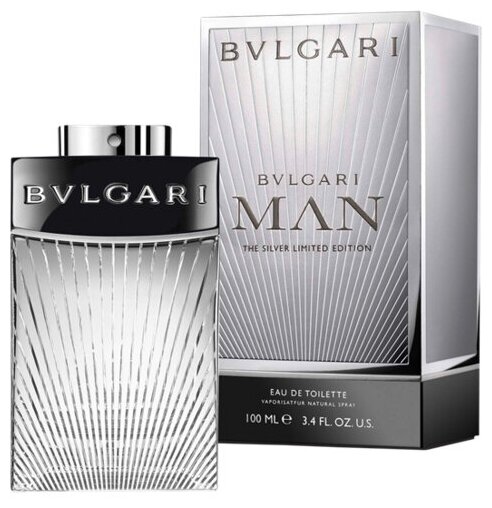 Bvlgari, MAN The Silver Limited Edition, 100 мл, туалетная вода мужская