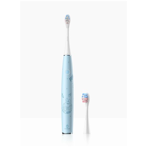 Электрическая зубная щетка Oclean Kids Electric Toothbrush, голубая электрическая зубная щетка oclean air 2 electric toothbrush white