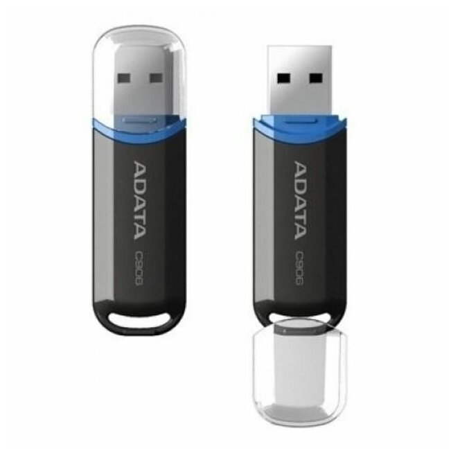 Флешка ADATA 32GB C906 USB Flash Drive (Black)