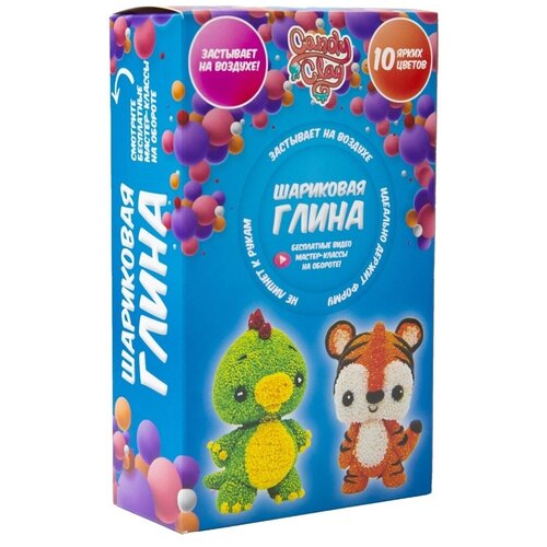 Candy Clay Глина для лепки, Набор для лепки, Шариковая Глина, Полимерная глина, Масса для лепки, Канцтовары