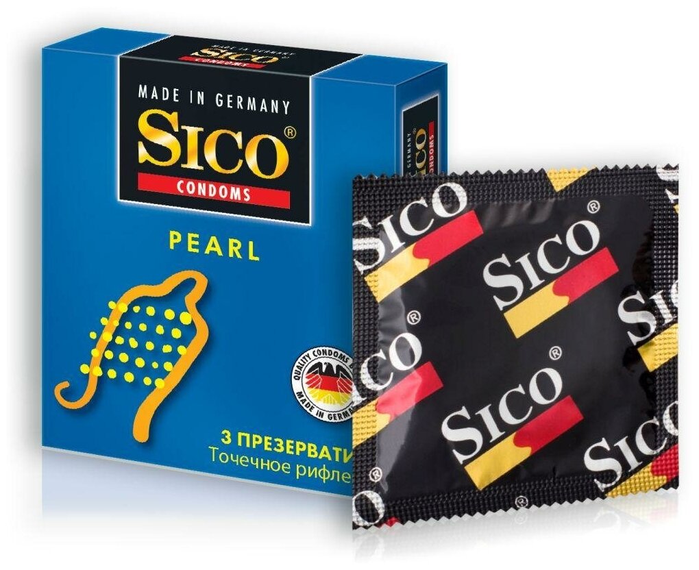 Презервативы SICO Pearl Точечное рифление 3 шт. (пр-во CPR)