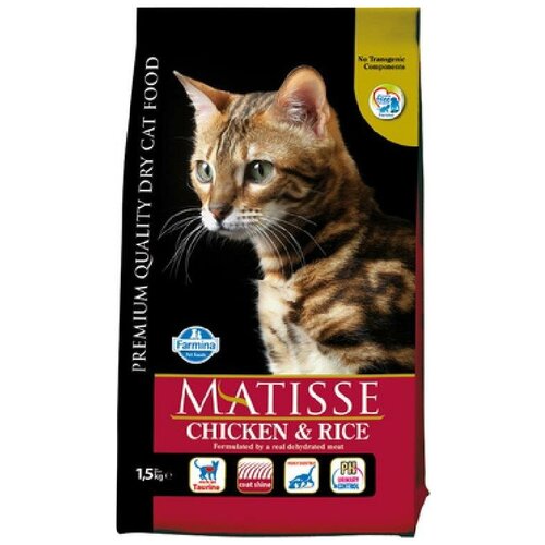 FARMINA Сухой сбалансированный корм для кошек Matisse курица 4494 0,4 кг 39048 (3 шт)
