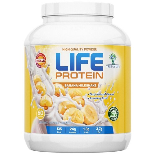 Многокомпонентный протеин Life Protein 4lb (1814 гр) со вкусом Белый Шоколад 60 порций