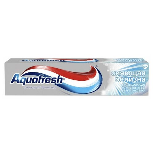 Аквафреш з/п Сияющая белизна 100мл паста зубная aquafresh сияющая белизна 100мл