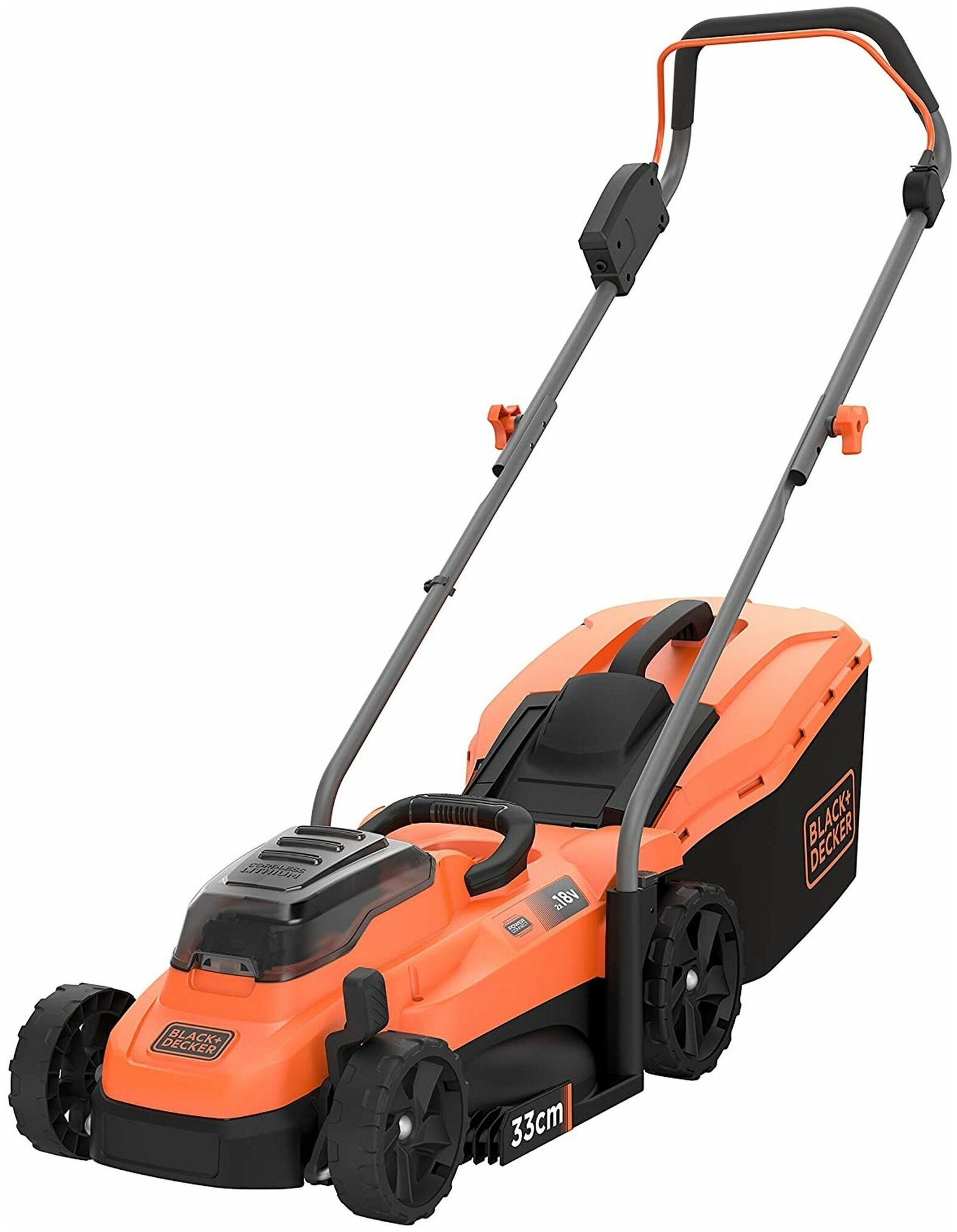 Газонокосилка аккумуляторная BLACK+DECKER BCMW3318L2-QW