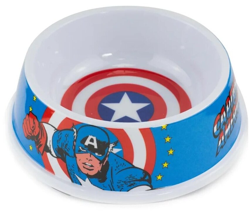 Миска (Buckle-Down) Капитан Америка мультицвет - фотография № 3