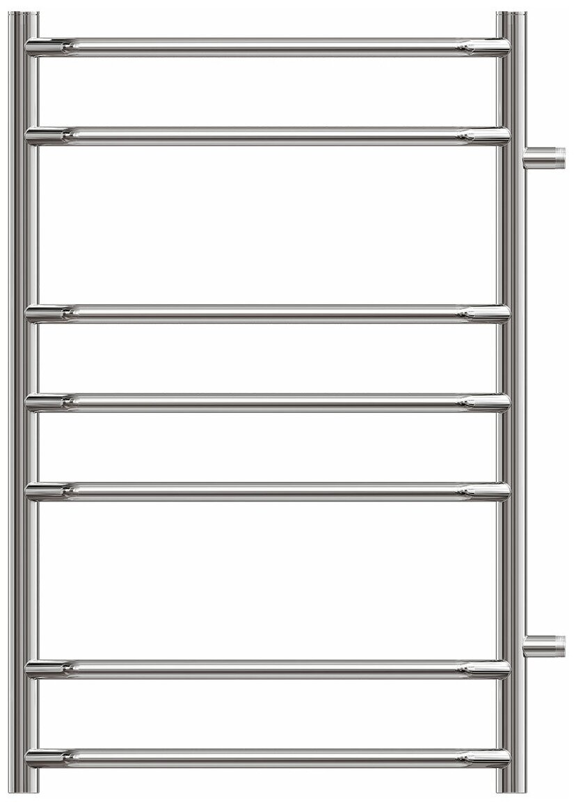 Полотенцесушитель водяной Point PN07558 П7 500x800 с боковым подключением 500, хром