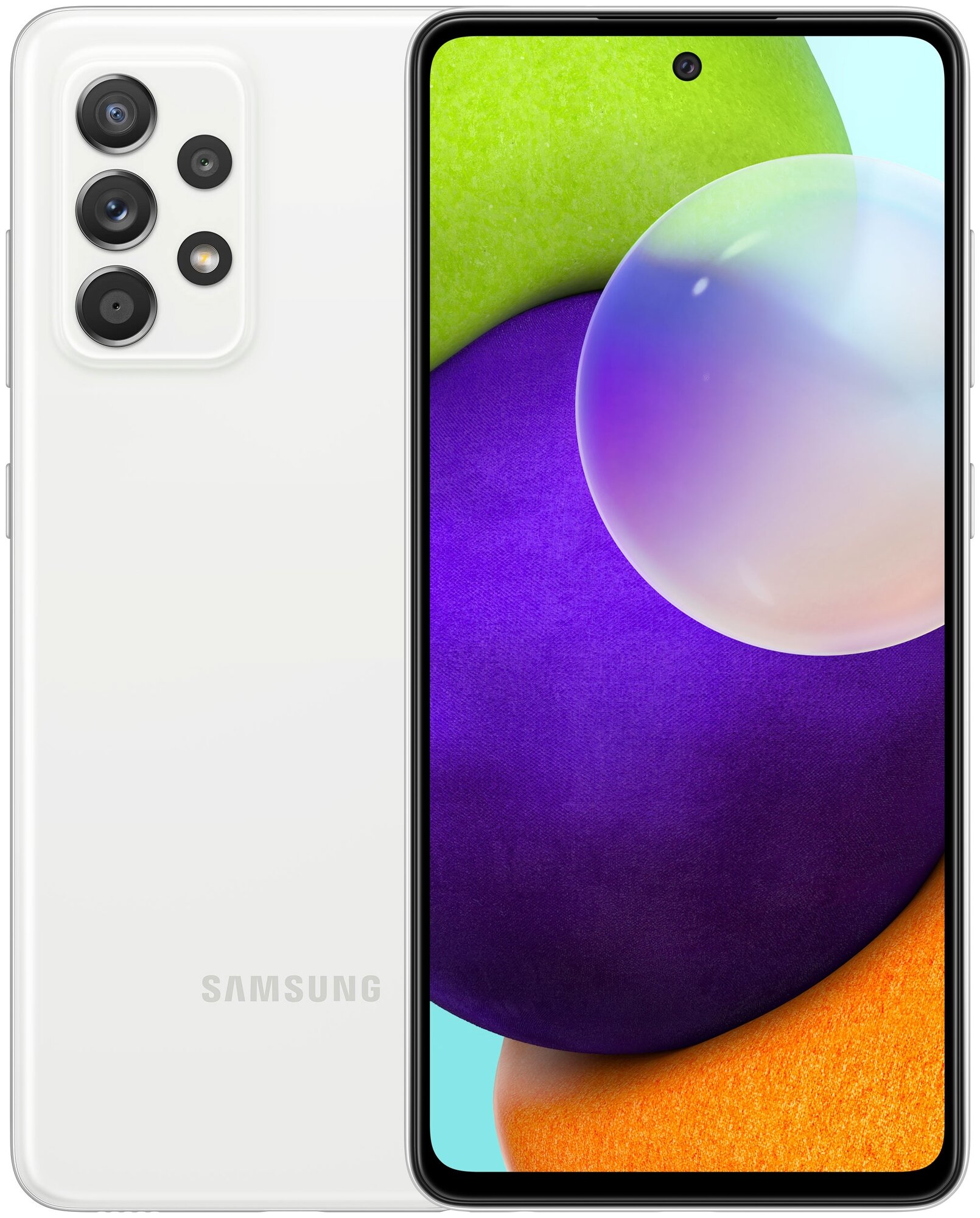 Смартфон Samsung Galaxy A52 8/256 ГБ, белый