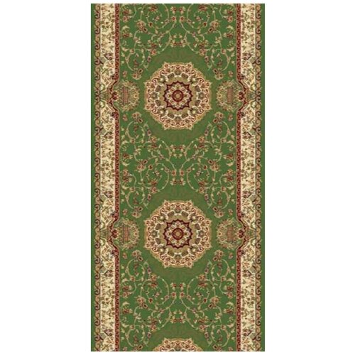 Ковровая дорожка d037 - GREEN - коллекция BUHARA 1.00x22.50